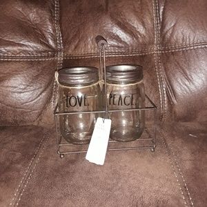 Rae Dunn candle Mason Jars - new